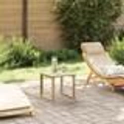 vidaXL Table de bain de soleil 40x40x36 cm en bois de pin imprégné