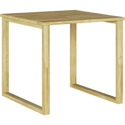 Table de bain de soleil 50,5x50,5x46 cm en bois de pin imprégné Vidaxl