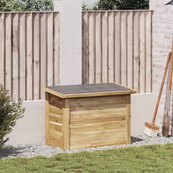 Ce coffre de rangement extérieur compact est un moyen classe et pratique de garder vos outils de jardin et d'autres essentiel ...
