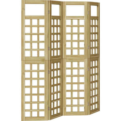 Vidaxl - cran de confidentialité extérieur - 4 panneaux en bois de pin traité