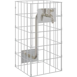 Vidaxl - Colonne Gabion avec Robinet 50x25x25 cm Acier Inoxydable