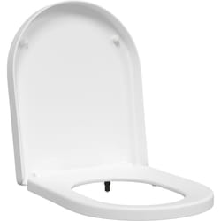 Siège de toilette Blanc 48 x 36.5 x 4.5 cm Polypropylène Vidaxl