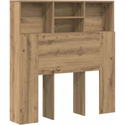 Cabinet de Tête de Lit chêne artisanal Bois Composite Vidaxl