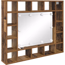Ce meuble miroir mural est fait pour se marier parfaitement avec ta salle de bain ou ton couloir, mélangeant style et utilité ...