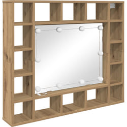 Vidaxl - Armoire Miroir avec étagère chêne artisanal 91 x 15 x 76.5 cm