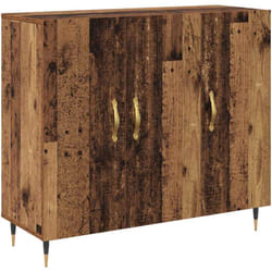Buffet Marron 90 x 34 x 80 cm Bois d'ingénierie Vidaxl