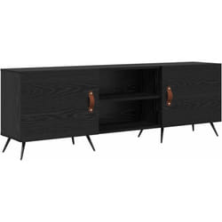 Vidaxl - Meuble tv Chêne noir 150 x 30 x 50 cm Bois d'ingénierie