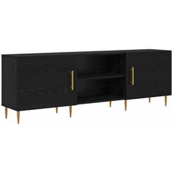 Vidaxl - Meuble tv Chêne noir 150 x 30 x 50 cm Bois d'ingénierie