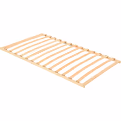 Prends une bonne nuit de sommeil avec la base de lit à lattes vidaXL, qui soutient ton matelas tout en restant confortable. C ...