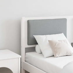 Tête De Lit Autre Blanc 140 Cm Bois Massif En Pin Vidaxl
