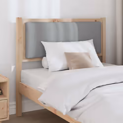 Tête De Lit Autre Marron 90 Cm Bois Massif En Pin Vidaxl - Vue supplémentaire 2