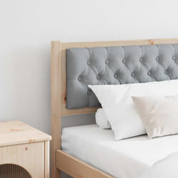 Tête De Lit Marron Et Gris Clair 200 Cm Bois Massif En Pin Vidaxl