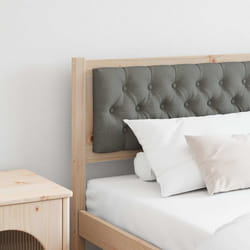 Tête De Lit Marron Et Gris Foncé 200 Cm Bois Massif En Pin Vidaxl