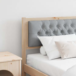 Tête De Lit Marron Et Gris Clair 180 Cm Bois Massif En Pin Vidaxl