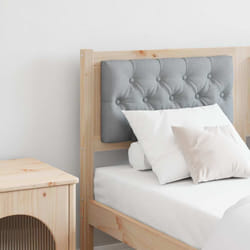 Tête De Lit Marron Et Gris Clair 150 Cm Bois Massif En Pin Vidaxl