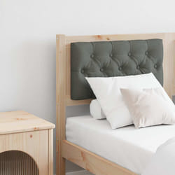 Tête De Lit Marron Et Gris Foncé 150 Cm Bois Massif En Pin Vidaxl