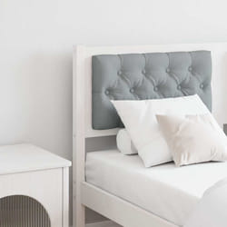 Tête De Lit Autre Blanc Et Gris Clair 150 Cm Bois Massif En Pin Vidaxl