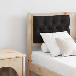 Tête De Lit Autre Marron Et Noir 120 Cm Bois Massif En Pin Vidaxl