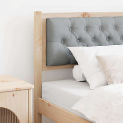 Tête De Lit Autre Marron Et Gris Clair 90 Cm Bois Massif En Pin Vidaxl