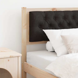 Tête De Lit Autre Marron Et Noir 90 Cm Bois Massif En Pin Vidaxl