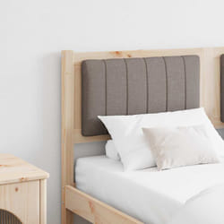 Tête De Lit Capitonnée Marron 140 Cm Pin Massif Vidaxl