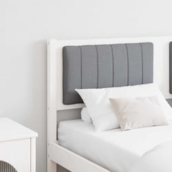 Tête De Lit Capitonnée Avec Tête De Lit Blanc 140 Cm Pin Massif Vidaxl
