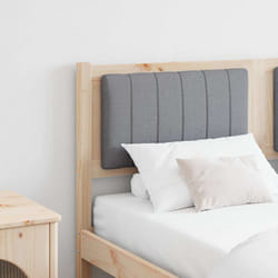 Tête De Lit Capitonnée Marron 135 Cm Pin Massif Vidaxl