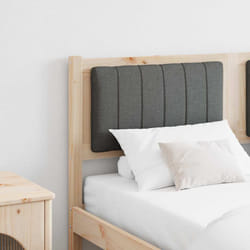 Tête De Lit Capitonnée Marron 135 Cm Pin Massif Vidaxl