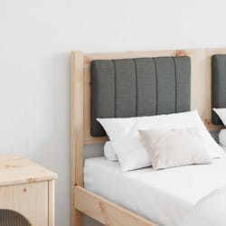 Tête De Lit Capitonnée Marron 120 Cm Pin Massif Vidaxl