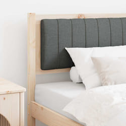 Tête De Lit Capitonnée Marron 100 Cm Pin Massif Vidaxl