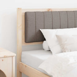 Tête De Lit Capitonnée Marron 100 Cm Pin Massif Vidaxl
