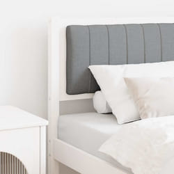 Tête De Lit Capitonnée Avec Tête De Lit Blanc 75 Cm Pin Massif Vidaxl