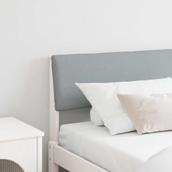 Tête De Lit Capitonnée Gris Clair 200 Cm Pin Massif Vidaxl