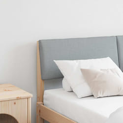 Tête De Lit Capitonnée Gris Clair 160 Cm Pin Massif Vidaxl