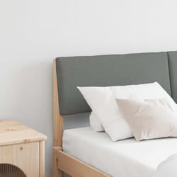 Tête De Lit Capitonnée Gris Foncé 150 Cm Pin Massif Vidaxl