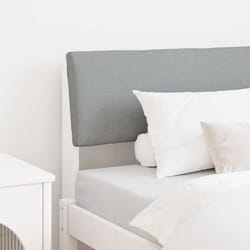 Tête De Lit Capitonnée Gris Clair 100 Cm Pin Massif Vidaxl