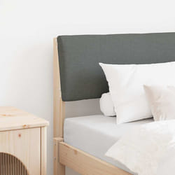 Tête De Lit Capitonnée Gris Foncé 75 Cm Pin Massif Vidaxl