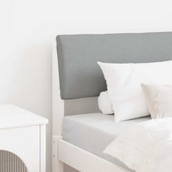 Tête De Lit Capitonnée Gris Clair 75 Cm Pin Massif Vidaxl