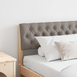 Tête De Lit Capitonnée Taupe 180 Cm Pin Massif Vidaxl
