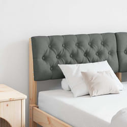 Tête De Lit Capitonnée Gris Foncé 150 Cm Pin Massif Vidaxl