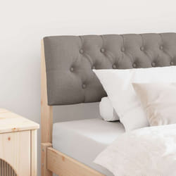 Tête De Lit Capitonnée Taupe 100 Cm Pin Massif Vidaxl