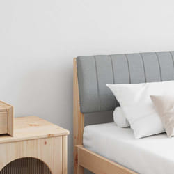 Tête De Lit Capitonnée Gris Clair 180 Cm Pin Massif Vidaxl