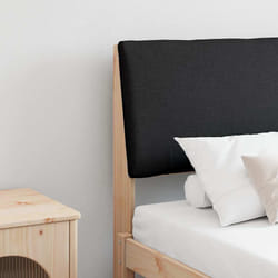Tête De Lit Capitonnée Noir 180 Cm Pin Massif Vidaxl
