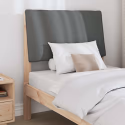 Tête De Lit Capitonnée Gris Foncé 80 Cm Pin Massif Vidaxl - Vue supplémentaire 2