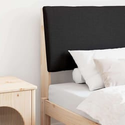 Tête De Lit Capitonnée Noir 80 Cm Pin Massif Vidaxl