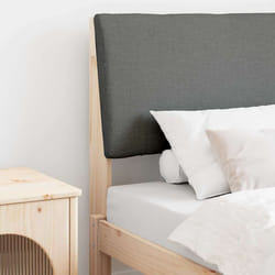 Tête De Lit Capitonnée Gris Foncé 75 Cm Pin Massif Vidaxl