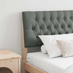 Tête De Lit Capitonnée Gris Foncé 200 Cm Pin Massif Vidaxl