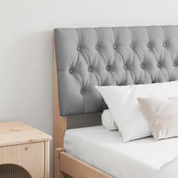 Tête De Lit Capitonnée Gris Clair 180 Cm Pin Massif Vidaxl