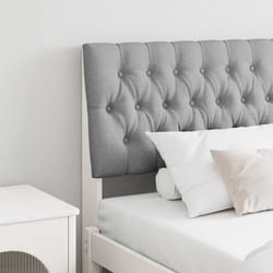 Tête De Lit Capitonnée Gris Clair 180 Cm Pin Massif Vidaxl