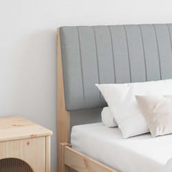 Tête De Lit Capitonnée Gris Clair 180 Cm Pin Massif Vidaxl